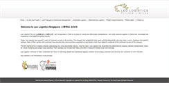 Desktop Screenshot of leologistics.com.sg